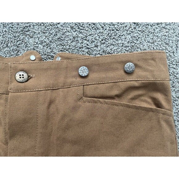 VTG Men’s WAH MAKER Canvas Frontier Pants Brown 2 Tone Buckle Back Size 36x29 - Picture 5 of 7